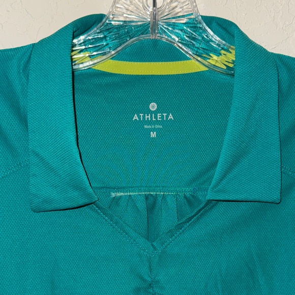 Athleta Turquoise Short Sleeve Tee - Picture 6 of 7
